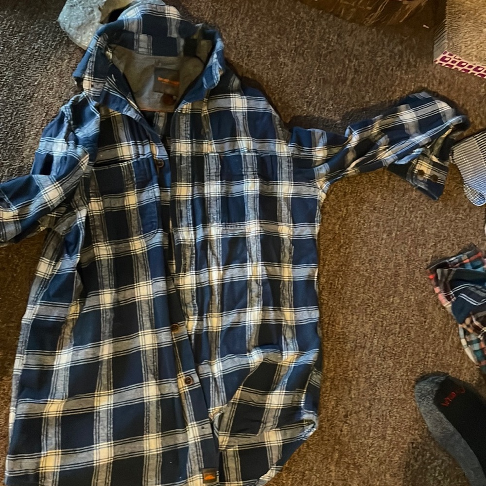 Flannel, ready for work.